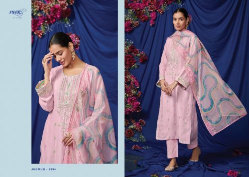 Heer Jugmug By Kimora Printed Suits Catalog